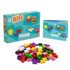 Learn To Build BIG - Food | Plus-Plus(Learn To Build Big Food Plus Plus) -Curious Bear Toys 03993 BIG Activity Food 2