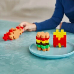 Learn To Build BIG - Food | Plus-Plus(Learn To Build Big Food Plus Plus) -Curious Bear Toys 03993 BIG Activity Food Lifestyle 1