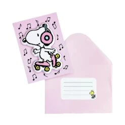 Skatin' Snoopy Bp Greeting Card | Pipsticks(Skatin Snoopy Bp Greeting Card Pipsticks)