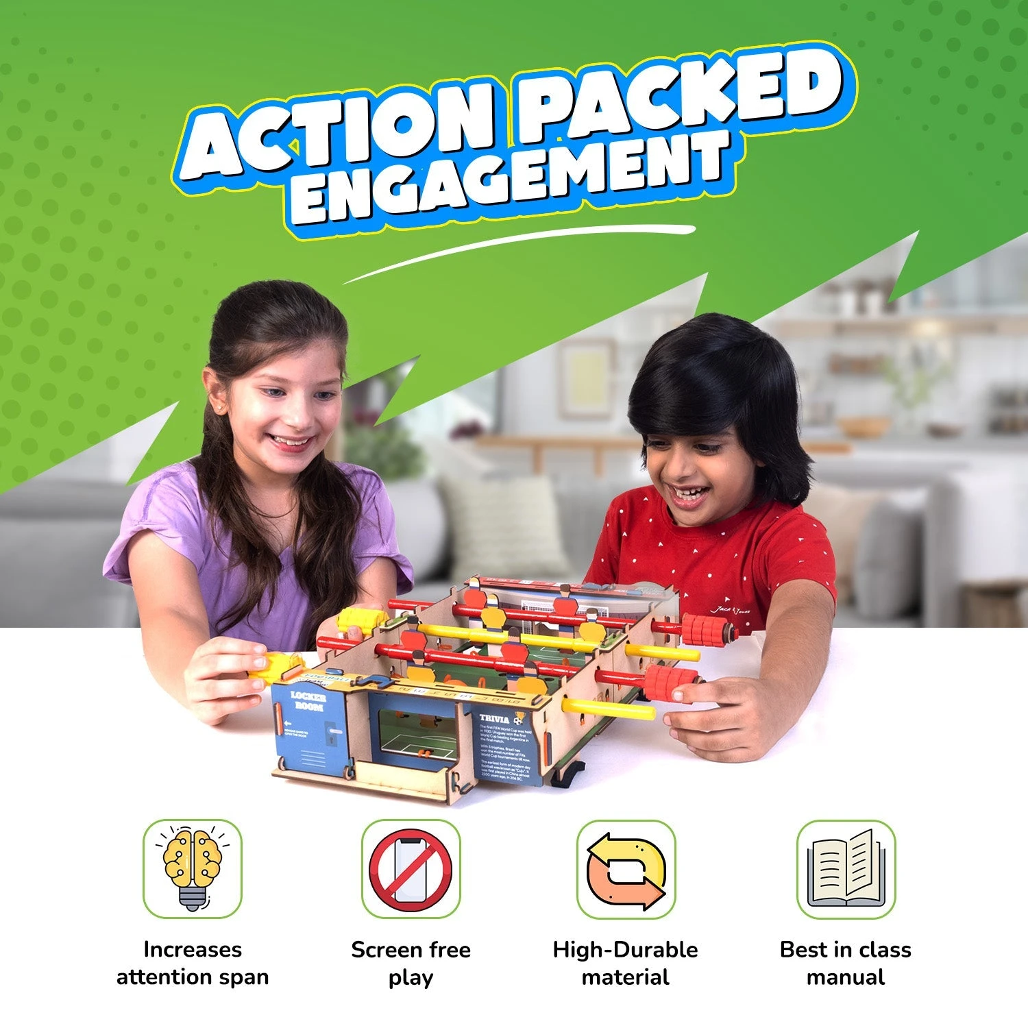 Foosball | Smartivity Labs(Foosball smartivity labs) Foosball | Smartivity Labs(Foosball Smartivity Labs) -Curious Bear Toys 1182 2