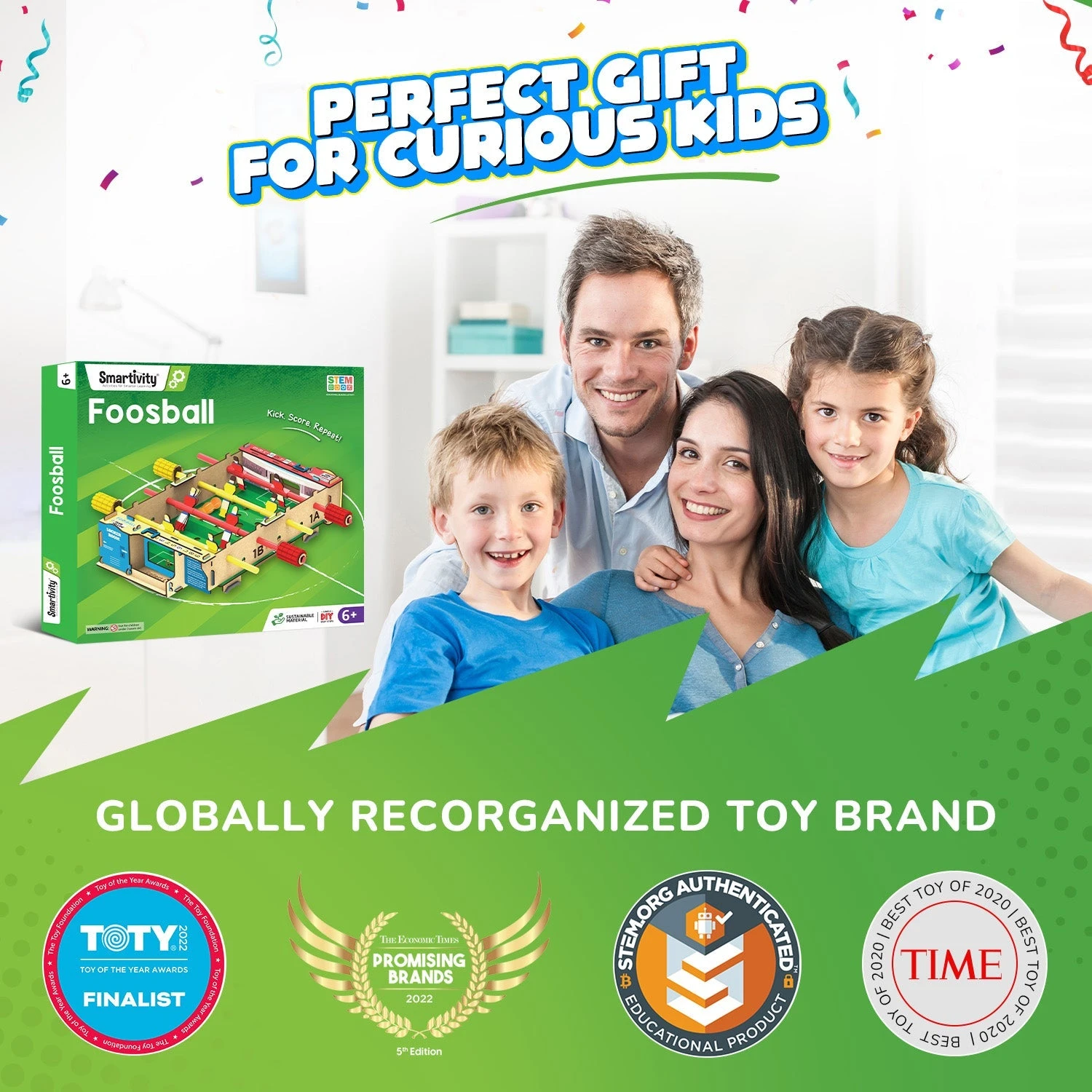 Foosball | Smartivity Labs(Foosball smartivity labs) Foosball | Smartivity Labs(Foosball Smartivity Labs) -Curious Bear Toys 1182 6