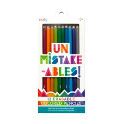 Un-Mistake-Ables! Erasable Colored Pencils - Set Of 12 | OOLY(Un Mistake Ables Erasable Colored Pencils Set Of 12)