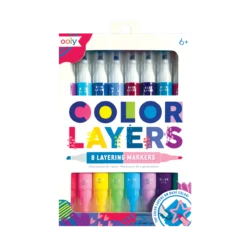 Color Layers Double Ended Layering Markers - Set Of 8 | OOLY(Color Layers Double Ended Layering Markers Ooly)