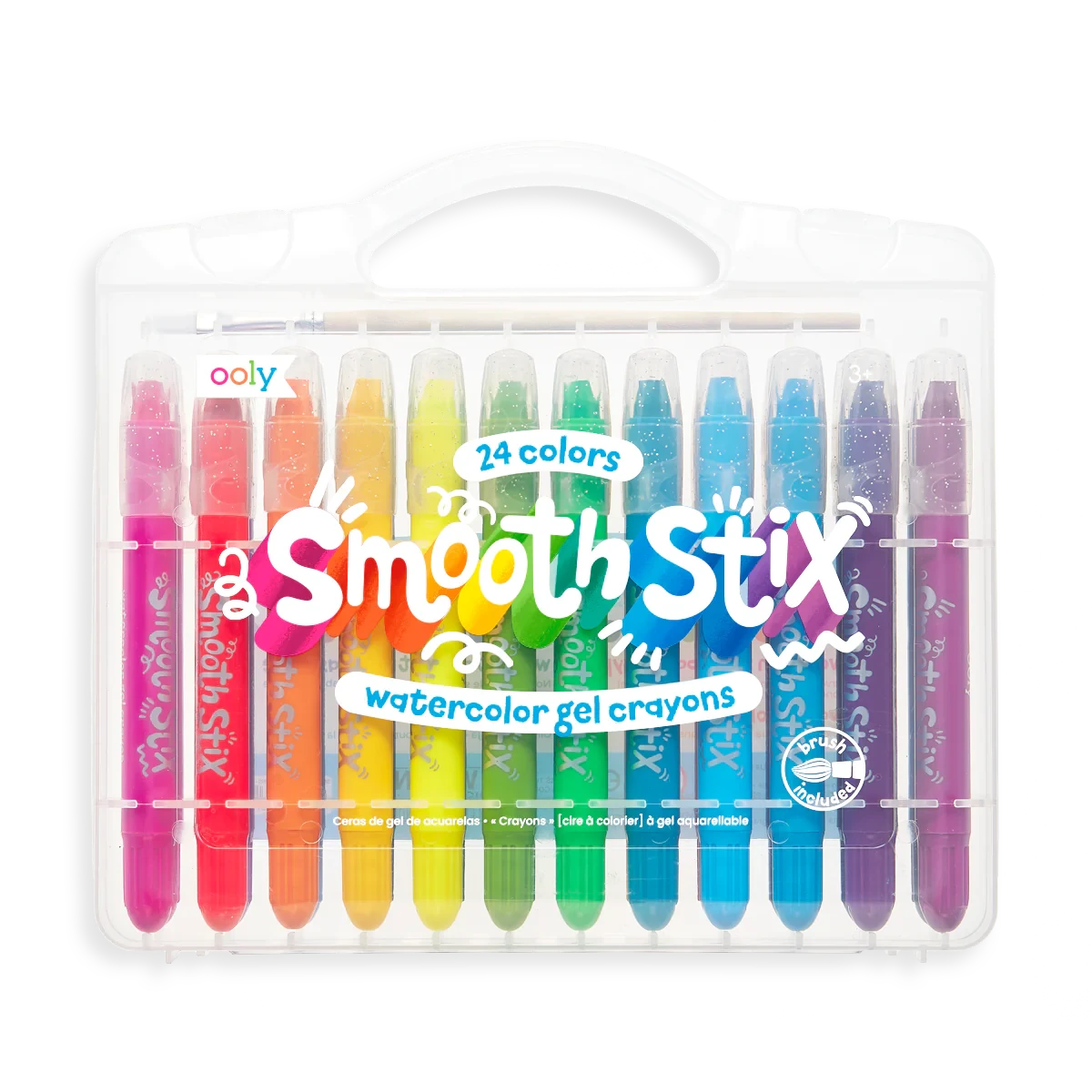 Smooth Stix Watercolor Gel Crayons - Set of 24 | OOLY(Smooth stix watercolor gel crayons set of 24 ooly) Smooth Stix Watercolor Gel Crayons - Set Of 24 | OOLY(Smooth Stix Watercolor Gel Crayons Set Of 24 Ooly) -Curious Bear Toys 133 091 Smooth Stix Watercolor Gel Crayons 24 Pack B1