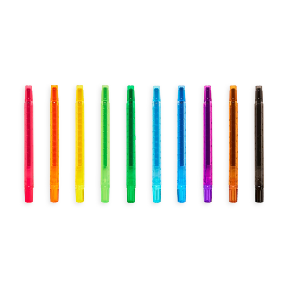 Yummy Yummy Scented Twist-Up Crayons - Set of 10 | OOLY(Yummy yummy scented twist up crayons set of 10 ooly) Yummy Yummy Scented Twist-Up Crayons - Set Of 10 | OOLY(Yummy Yummy Scented Twist Up Crayons Set Of 10 Ooly) -Curious Bear Toys 133 092 Yummy Yummy Scented Crayons O1