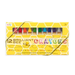 Brilliant Bee Crayons - Set Of 12 | OOLY(Brilliant Bee Crayons Set Of 12)