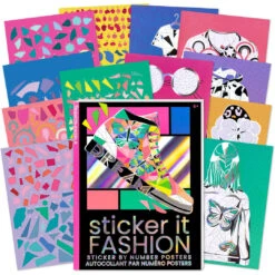 Sticker It Fashion Sticker By Number | Fashion Angels(Sticker It Fashion Sticker By Number Fashion Angels)