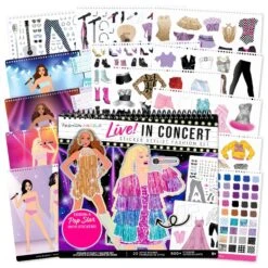 Live! In Concert Sticker Stylist | Fashion Angels(Live In Concert Sticker Stylist Fashion Angels) -Curious Bear Toys 13531 PKG HERO 1