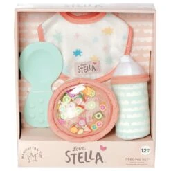 Love, Stella Feeding Set | Manhattan Toy(Love Stella Feeding Set Manhattan Toy) 4 Love, Stella Feeding Set | Manhattan Toy(Love Stella Feeding Set Manhattan Toy) -Curious Bear Toys 158980R1 Stella Feeding Set V1 Pkg