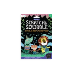 Safari Party Scratch And Scribble Mini Scratch Art | OOLY(Safari Party Scratch And Scribble Mini Scratch Art Kit)