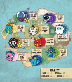 Lost Treasure Guardians - Surprise Mini Putty(Lost Treasure Guardians Surprise Mini Putty) 5 Lost Treasure Guardians - Surprise Mini Putty(Lost Treasure Guardians Surprise Mini Putty) -Curious Bear Toys 2inTreasureGuardians Map