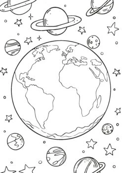 Space Race XXL Coloring Book | Nova Toys - LOCAL PICKUP ONLY(Space Race Xxl Coloring Book Nova Toys Local Pickup Only) -Curious Bear Toys 37303 3