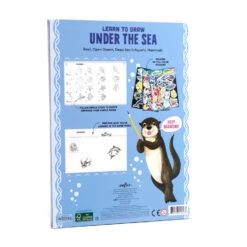 Learn To Draw Under The Sea With Stickers | EeBoo(Learn To Draw Under The Sea With Stickers Eeboo) -Curious Bear Toys 44f5ba562cb236a27b8daceb5cd4b55c60cb694b03dd323fc413282c288f5e42