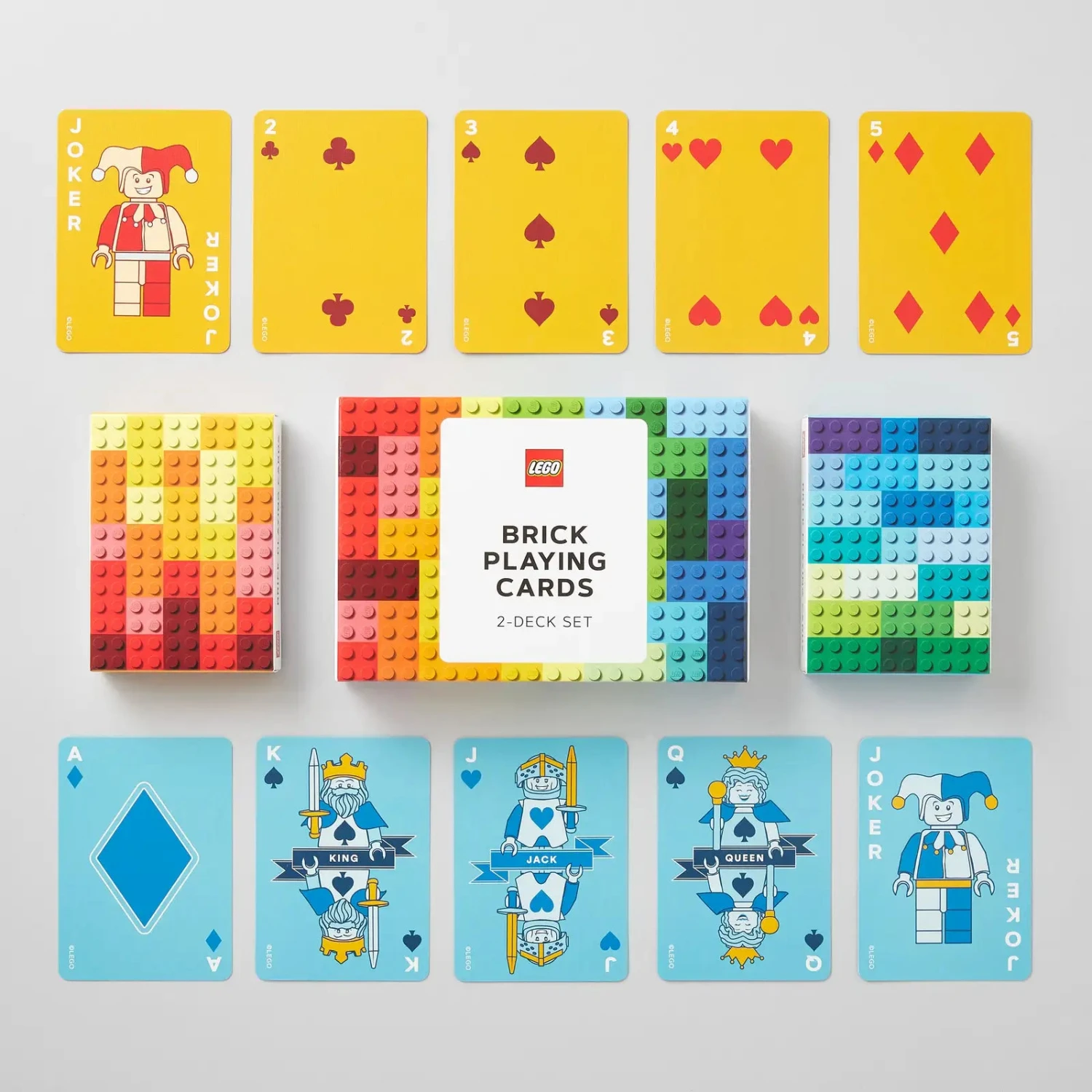 LEGO Brick Playing Cards(Lego brick playing cards) Chronicle Books LEGO Brick Playing Cards(Lego Brick Playing Cards) -Curious Bear Toys 5006906 alt11