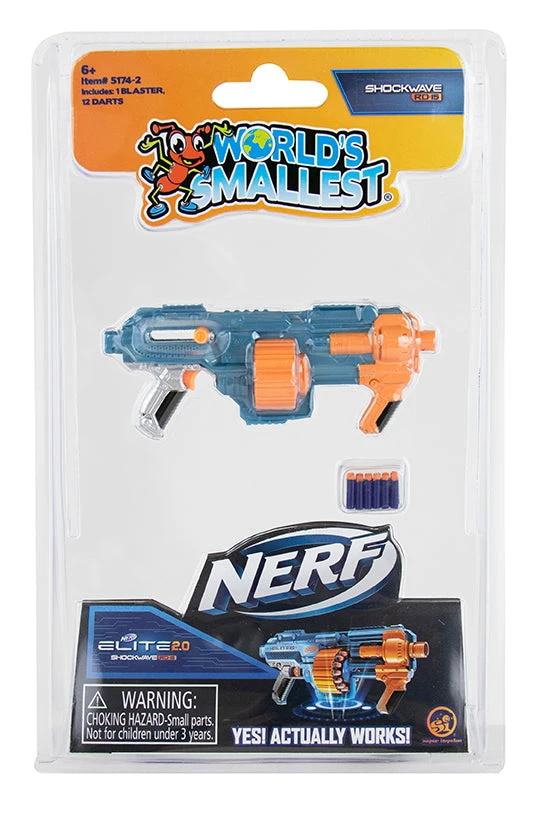 World's Smallest Nerf Blaster Series 2(Worlds smallest nerf blaster series 2) World's Smallest Nerf Blaster Series 2(Worlds Smallest Nerf Blaster Series 2) -Curious Bear Toys 51742 1 1724860116