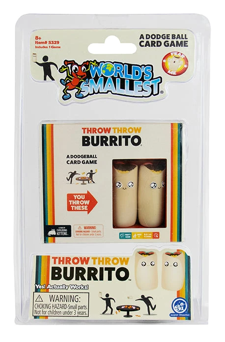 World's Smallest Throw Throw Burrito(Worlds smallest throw throw burrito) World's Smallest Throw Throw Burrito(Worlds Smallest Throw Throw Burrito) -Curious Bear Toys 5329