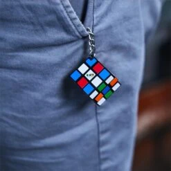 SPIN MASTER Rubik's Keychain 3x3(Rubiks Keychain 3x3 Cdu) -Curious Bear Toys 6064000 3