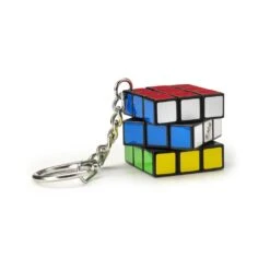 SPIN MASTER Rubik's Keychain 3x3(Rubiks Keychain 3x3 Cdu) -Curious Bear Toys 6064000 6