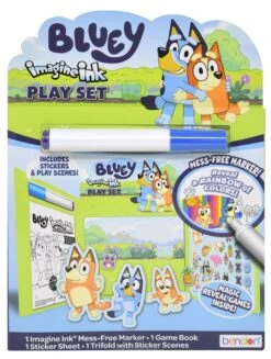 Bluey Imagine Ink Playset With Stickers(Bluey Imagine Ink Playset)