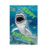 MindWare Shark Birthday Tri-Fold Card(Shark Birthday Tri Fold Card) 1 MindWare Shark Birthday Tri-Fold Card(Shark Birthday Tri Fold Card) -Curious Bear Toys 6603TF