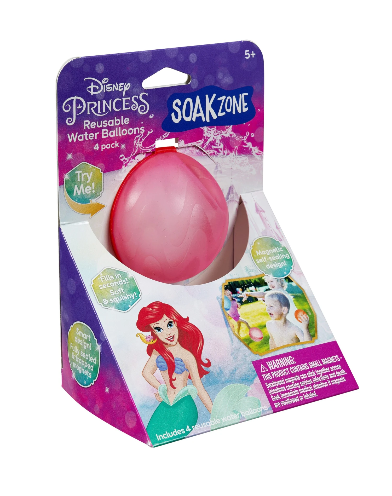 Disney Princess- Soak Zone™ Reusable Water Balloon 4 Pack | Little Kids(Soak zone™disney marvel reusable water balloon) Disney Princess- Soak Zone™ Reusable Water Balloon 4 Pack | Little Kids(Soak Zone™disney Marvel Reusable Water Balloon) -Curious Bear Toys 745 scaled