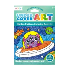 Undercover Art Hidden Pattern Color Activity - Monster Alien | OOLY(Undercover Art Hidden Pattern Color Activity Monster Alien Ooly)