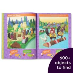 Penguin Random House Wild Animals Puzzles Deluxe | Highlights(Wild Animals Puzzles Deluxe Highlights) -Curious Bear Toys 81S SIPPiSL