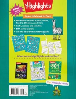 Penguin Random House Wild Animals Puzzles Deluxe | Highlights(Wild Animals Puzzles Deluxe Highlights) -Curious Bear Toys 81ZpU3IcOiL