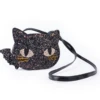 Cat's Meow Black Chunky Glitter Kitty Purse | Great Pretenders(Cats Meow Black Chunky Glitter Kitty Purse Great Pretenders) 2 Cat's Meow Black Chunky Glitter Kitty Purse | Great Pretenders(Cats Meow Black Chunky Glitter Kitty Purse Great Pretenders) -Curious Bear Toys 83337