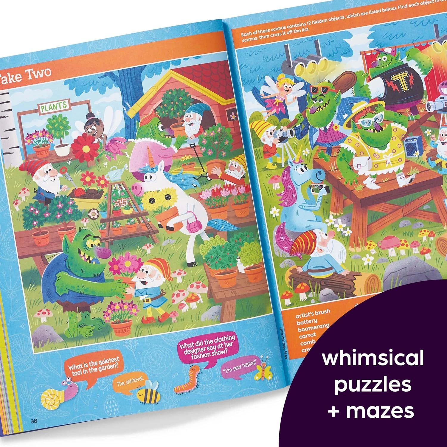 Magical Woodland Puzzles Deluxe | Highlights(Magical woodland puzzle highlights) Penguin Random House Magical Woodland Puzzles Deluxe | Highlights(Magical Woodland Puzzle Highlights) -Curious Bear Toys 91rKgcstmFL. SL1500