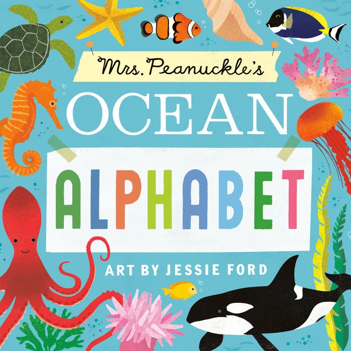 Mrs. Peanuckle's Ocean Alphabet(Copy of mrs peanuckles earth alphabet) Penguin Random House Mrs. Peanuckle's Ocean Alphabet(Copy Of Mrs Peanuckles Earth Alphabet) -Curious Bear Toys 9780593486627