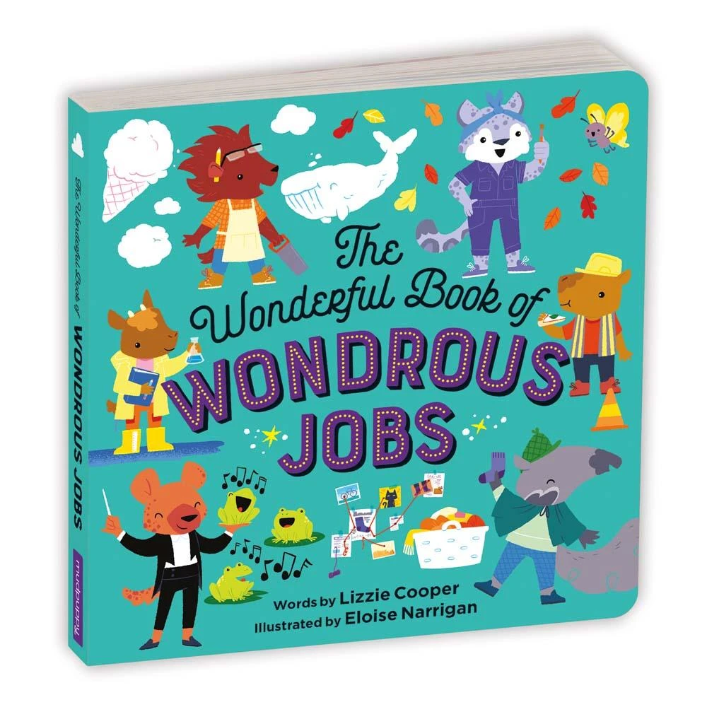 My Wonderful Book of Wondrous Jobs Board Book(My wonderful book of wondrous jobs board book) Chronicle Books My Wonderful Book Of Wondrous Jobs Board Book(My Wonderful Book Of Wondrous Jobs Board Book) -Curious Bear Toys 9780735370388 1000x aaf42745 275d 437d 820a f128e9ed86bc