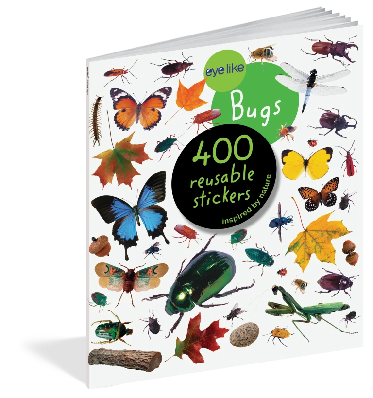 Eyelike Stickers: Bugs(Eyelike stickers bugs) Eyelike Stickers: Bugs(Eyelike Stickers Bugs) -Curious Bear Toys 9780761169345 3D