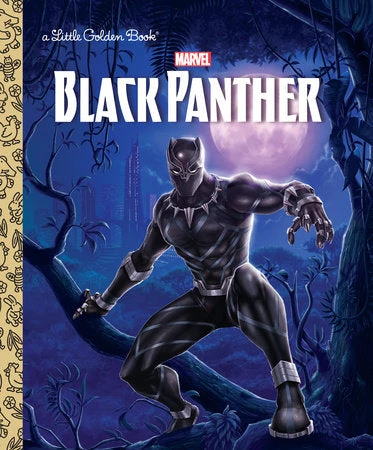 Black Panther Little Golden Book(Black panther little golden book) Penguin Random House Black Panther Little Golden Book(Black Panther Little Golden Book) -Curious Bear Toys 9781524763886