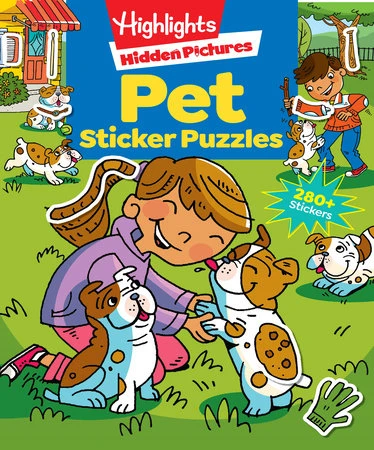Highlights Hidden Pictures: Pet Sticker Puzzles | Highlights(Pet sticker puzzles) Penguin Random House Highlights Hidden Pictures: Pet Sticker Puzzles | Highlights(Pet Sticker Puzzles) -Curious Bear Toys 9781629798424