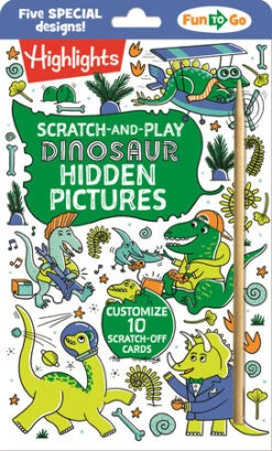 Penguin Random House Scratch-and-Play Dinosaur Hidden Pictures | Highlights(Scratch And Play Dinosaur Hidden Pictures Highlights)