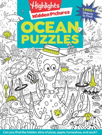 Ocean Puzzles | Highlights(Ocean puzzles) Penguin Random House Ocean Puzzles | Highlights(Ocean Puzzles) -Curious Bear Toys 9781644721247