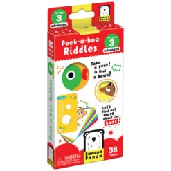 Peek-a-Boo Riddles | Banana Panda(Peek A Boo Riddles Banana Panda) -Curious Bear Toys 9788365773418 BOX