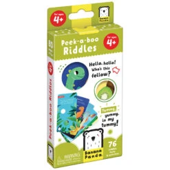 Peek-a-Boo Riddles | Banana Panda(Peek A Boo Riddles Banana Panda) -Curious Bear Toys 9788365773425 BOX