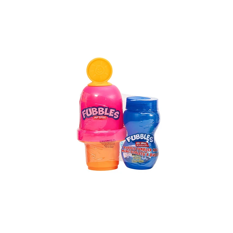 Fubbles® No-Spill Bubble Tumbler Minis(Fubbles no spill bubble tumbler minis) Fubbles® No-Spill Bubble Tumbler Minis(Fubbles No Spill Bubble Tumbler Minis) -Curious Bear Toys 98008 pink