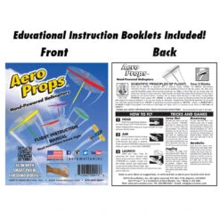 Aero Props(Aero Props) 8 Aero Props(Aero Props) -Curious Bear Toys Aero Prop Flight instruction