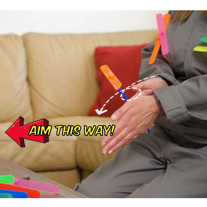 Aero Props(Aero props) Aero Props(Aero Props) -Curious Bear Toys Aero Prop Flying Propeller Toy Aim