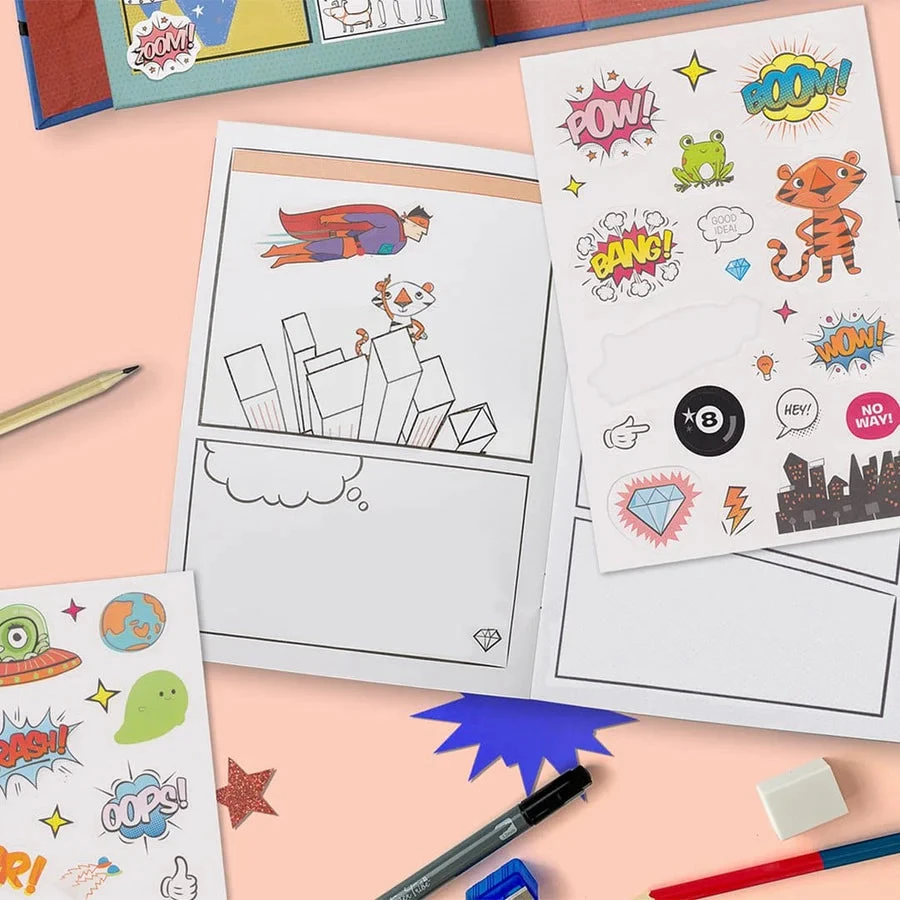 Comic Book Kit | Tiger Tribe(Comic book kit 1) Comic Book Kit | Tiger Tribe(Comic Book Kit 1) -Curious Bear Toys Comic Book 1080 4 900x b0adf743 57d6 4271 8ba1 682b0efb8d75