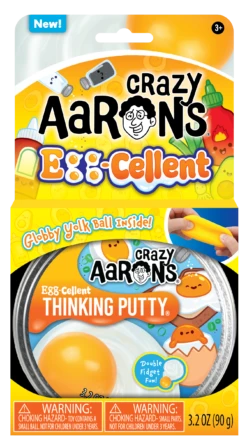 Eggcellent - Full Size 4" Thinking Putty Tin | Crazy Aarons(Eggcellent Full Size 4 Thinking Putty Tin Crazy Aarons)