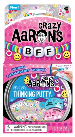 BFF - Full Size 4" Thinking Putty Tin | Crazy Aarons(Bff Full Size 4 Thinking Putty Tin Crazy Aarons)
