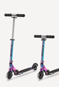 Micro Sprite LED Scooter: Neochrome - LOCAL PICK UP ONLY(Micro Sprite Led Scooter Neochrome Local Pick Up Only) -Curious Bear Toys Final PDP Sprite LED Neochrome 4 2048x2048 59f44461 4d42 436d a7f8 18b24bf17747