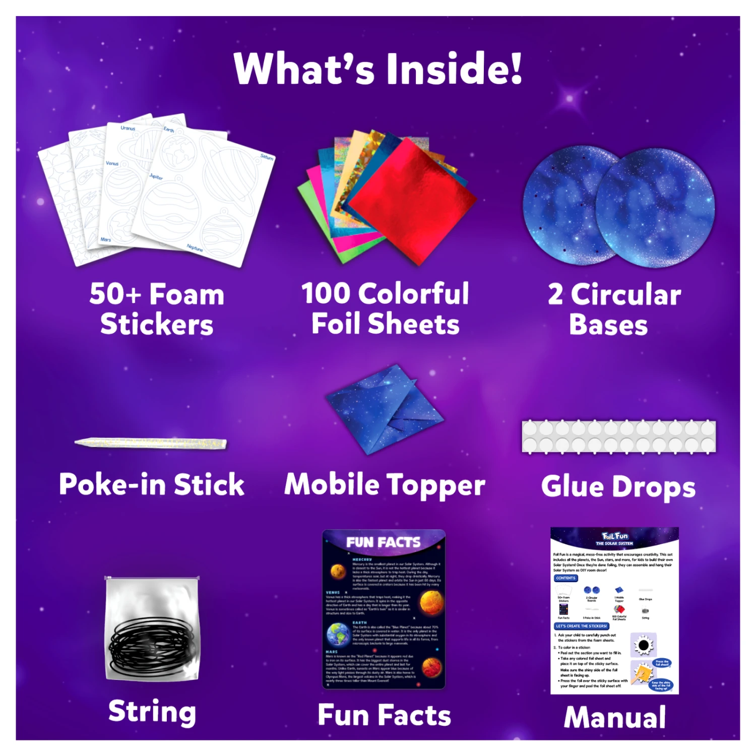 Foil Fun - Solar System | Skillmatics(Foil fun solar system skillmatics) Foil Fun - Solar System | Skillmatics(Foil Fun Solar System Skillmatics) -Curious Bear Toys Foilfun SolarSystem4