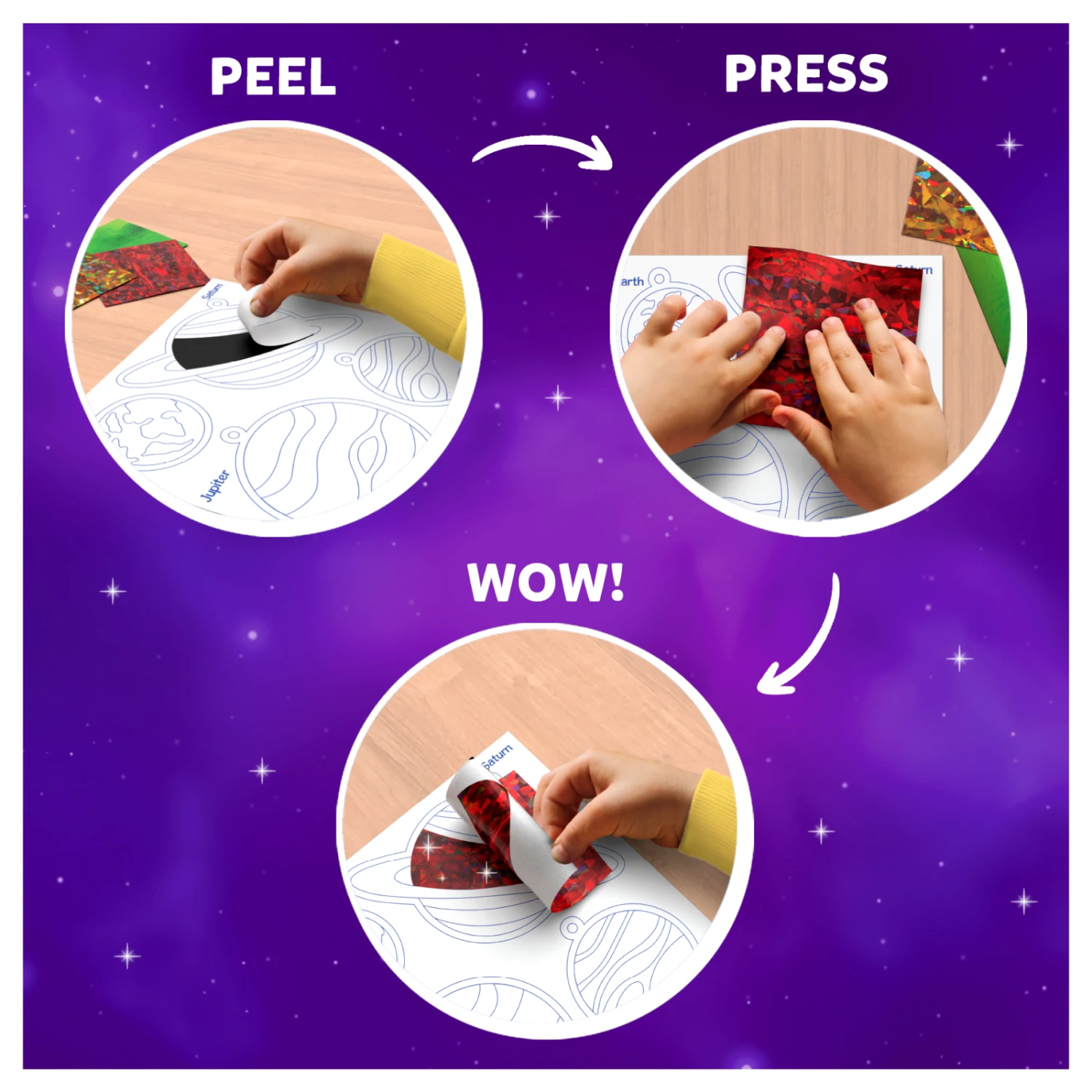 Foil Fun - Solar System | Skillmatics(Foil fun solar system skillmatics) Foil Fun - Solar System | Skillmatics(Foil Fun Solar System Skillmatics) -Curious Bear Toys Foilfun SolarSystem7