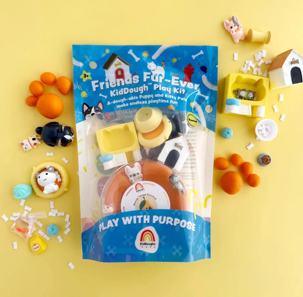 Friends Fur-ever KidDough Play Kit | Earth Grown KidDough(Friends fur ever kiddough play kit earth grown kiddough) Friends Fur-ever KidDough Play Kit | Earth Grown KidDough(Friends Fur Ever Kiddough Play Kit Earth Grown Kiddough) -Curious Bear Toys Friends FurEver Pouch 01 1000x f1dd77d8 a767 4a27 9bf4 edcafbf5e30c