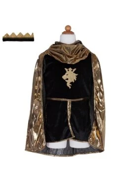 Golden Knight With Tunic, Cape, & Crown | Great Pretenders(Golden Knight With Tunic Cape Crown Great Pretenders)